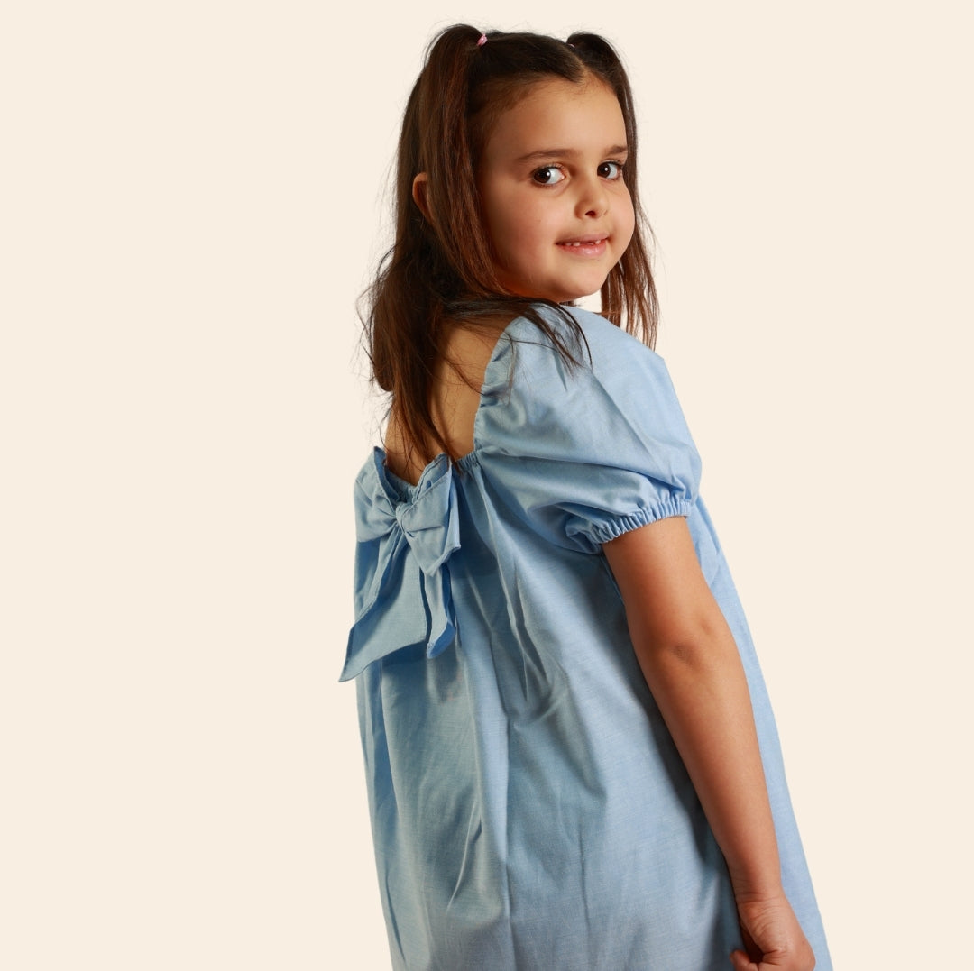 Robe Dalya bleu ciel