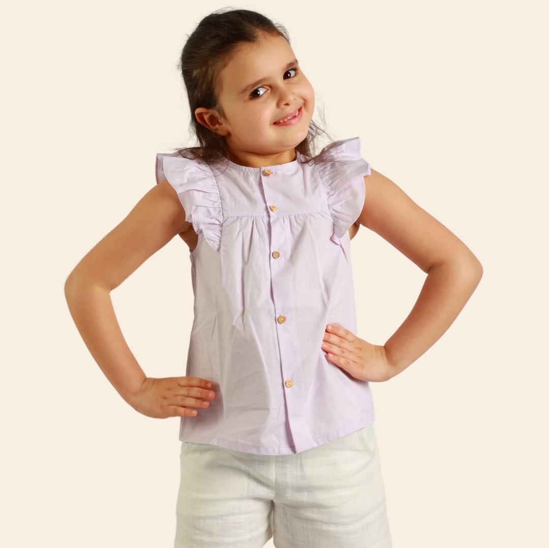 Chemise Zayna parme