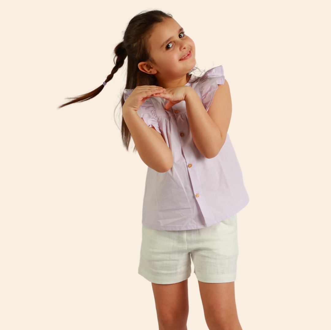 Chemise Zayna parme
