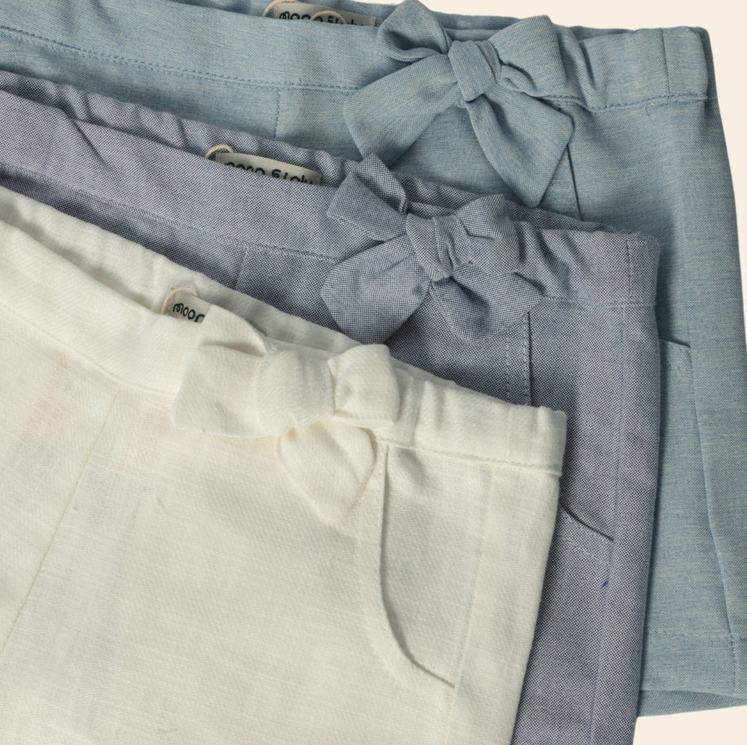 Short Loly papillon blanc