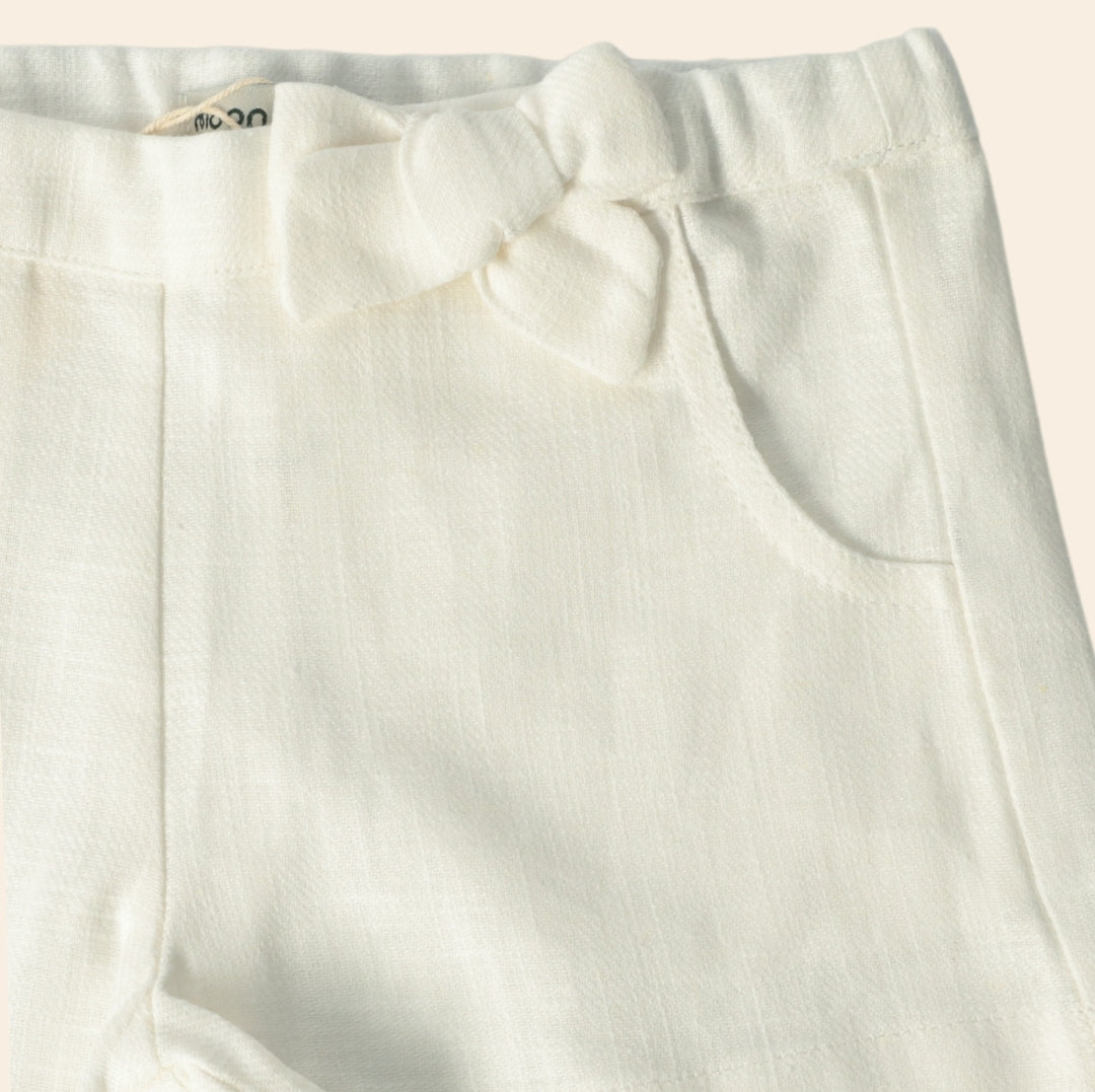 Short Loly papillon blanc