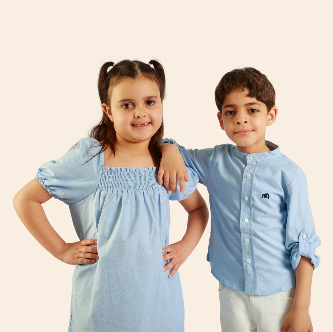 Chemise Moon bleu ciel