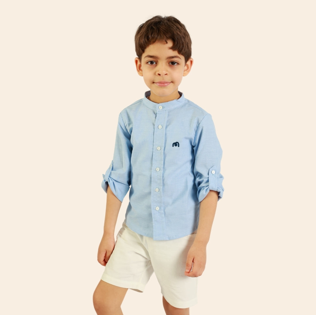 Chemise Moon bleu ciel