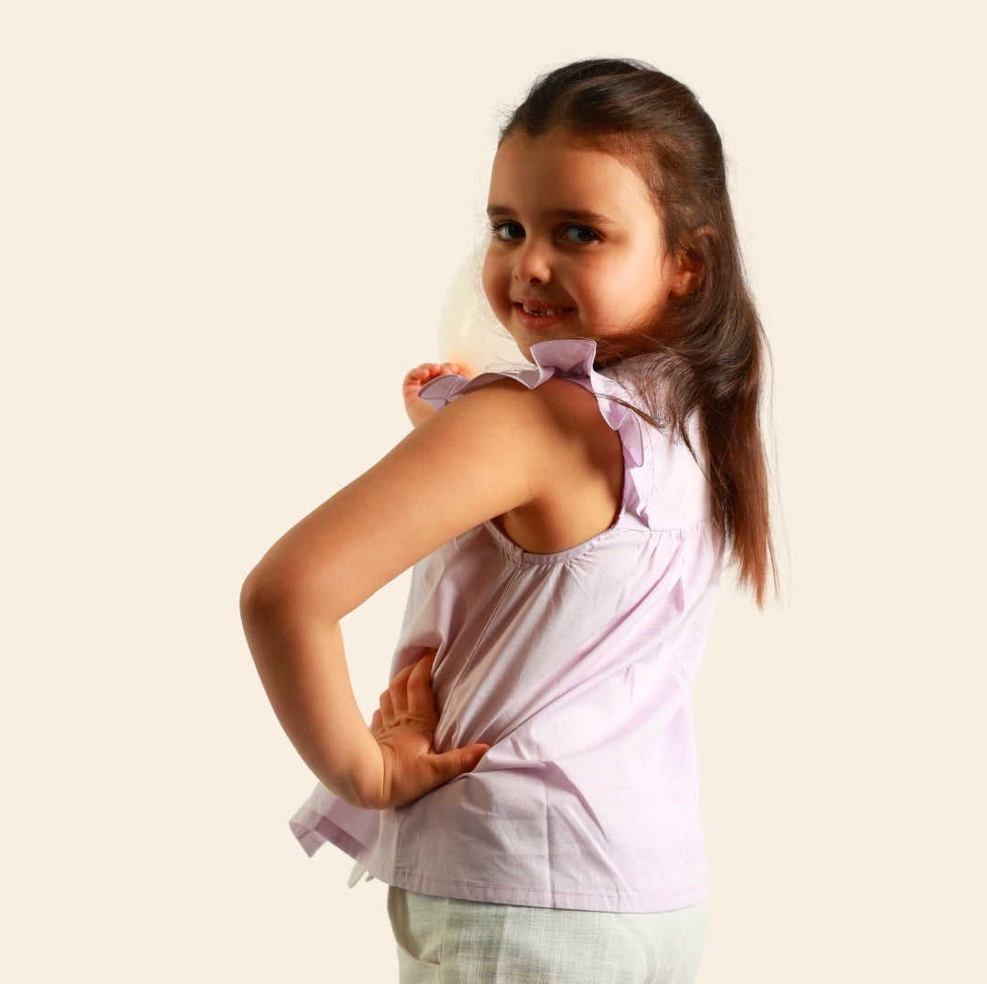 Chemise Zayna parme