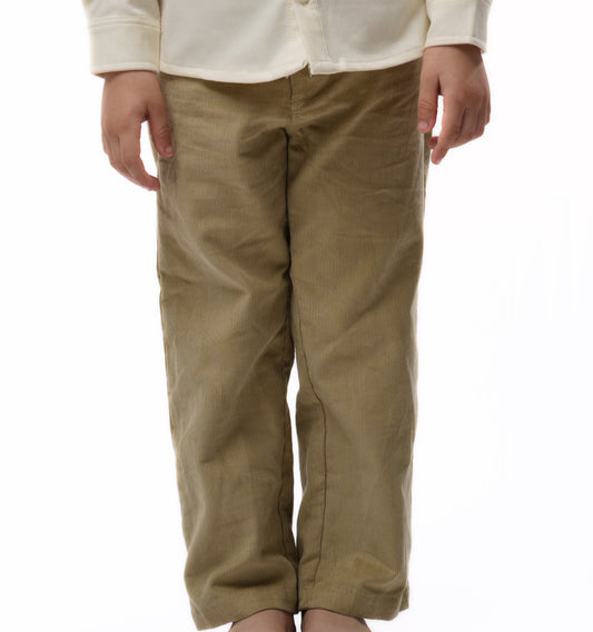 Pantalon Moon velour beige