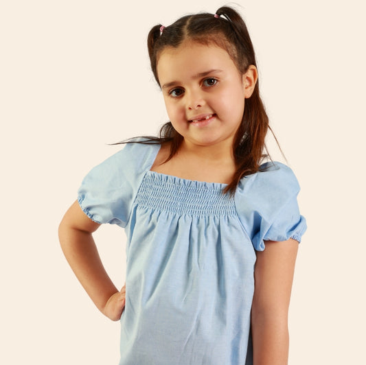 Robe Dalya bleu ciel
