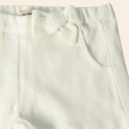 Short Loly papillon blanc