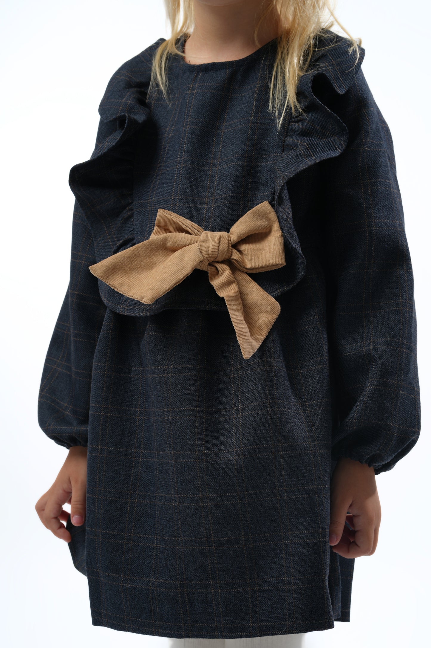 Robe Loly papillon camel