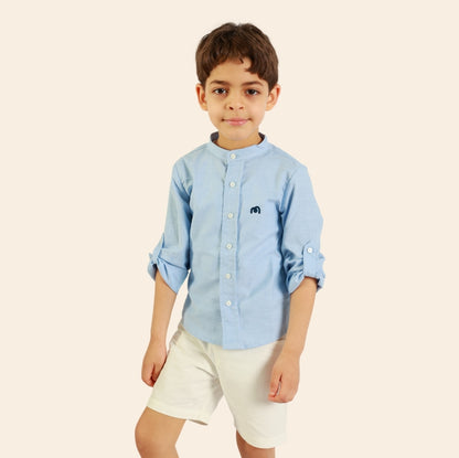 Chemise Moon bleu ciel