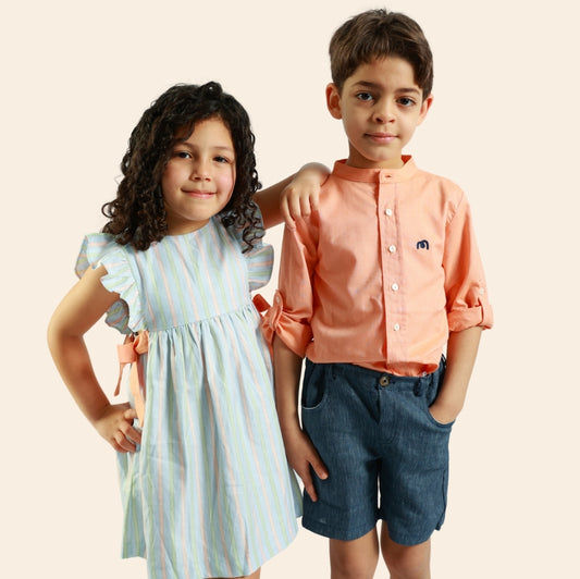 Chemise Moon orange