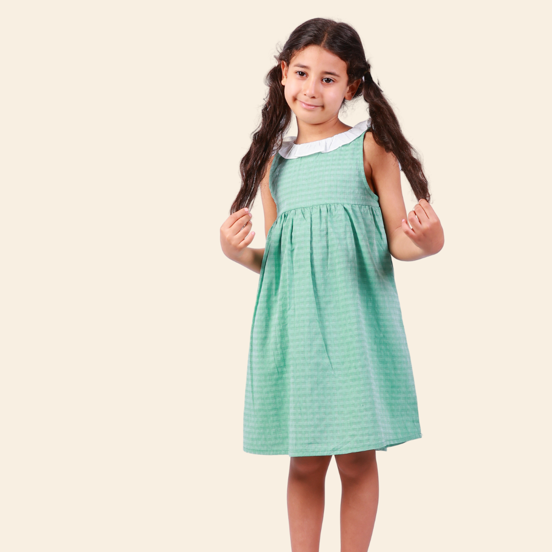 Robe Alya vert menthe