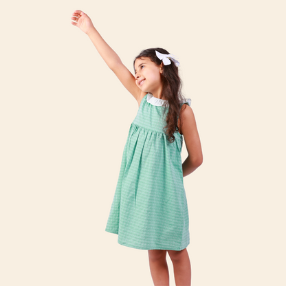 Robe Alya vert menthe