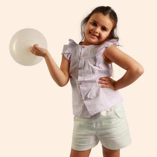 Chemise Zayna parme