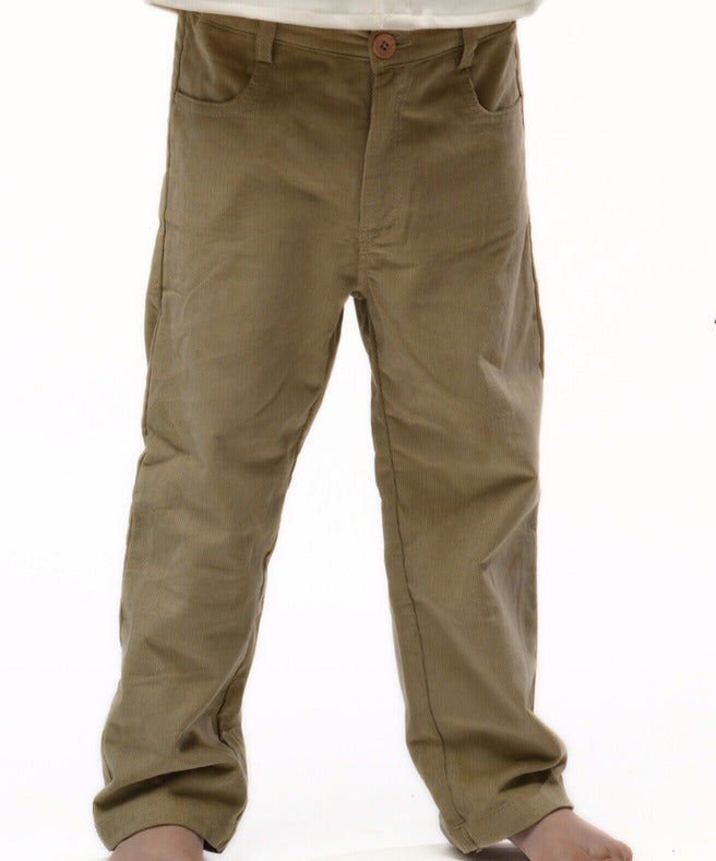 Pantalon Moon velour beige