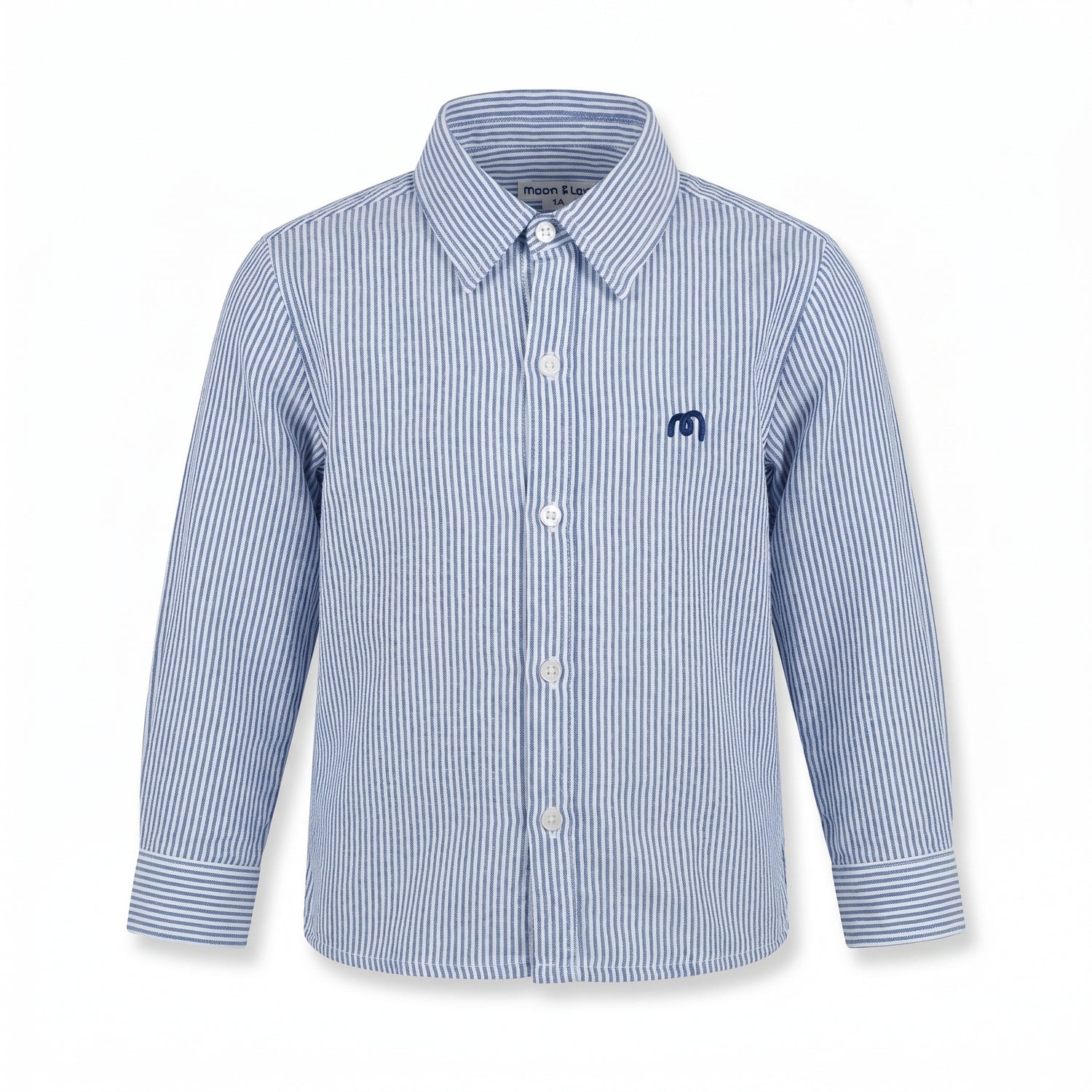 Chemise Moon Rayée bleu