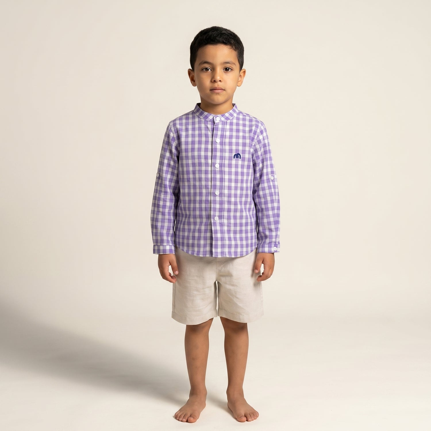 Chemise Moon Carreaux violet