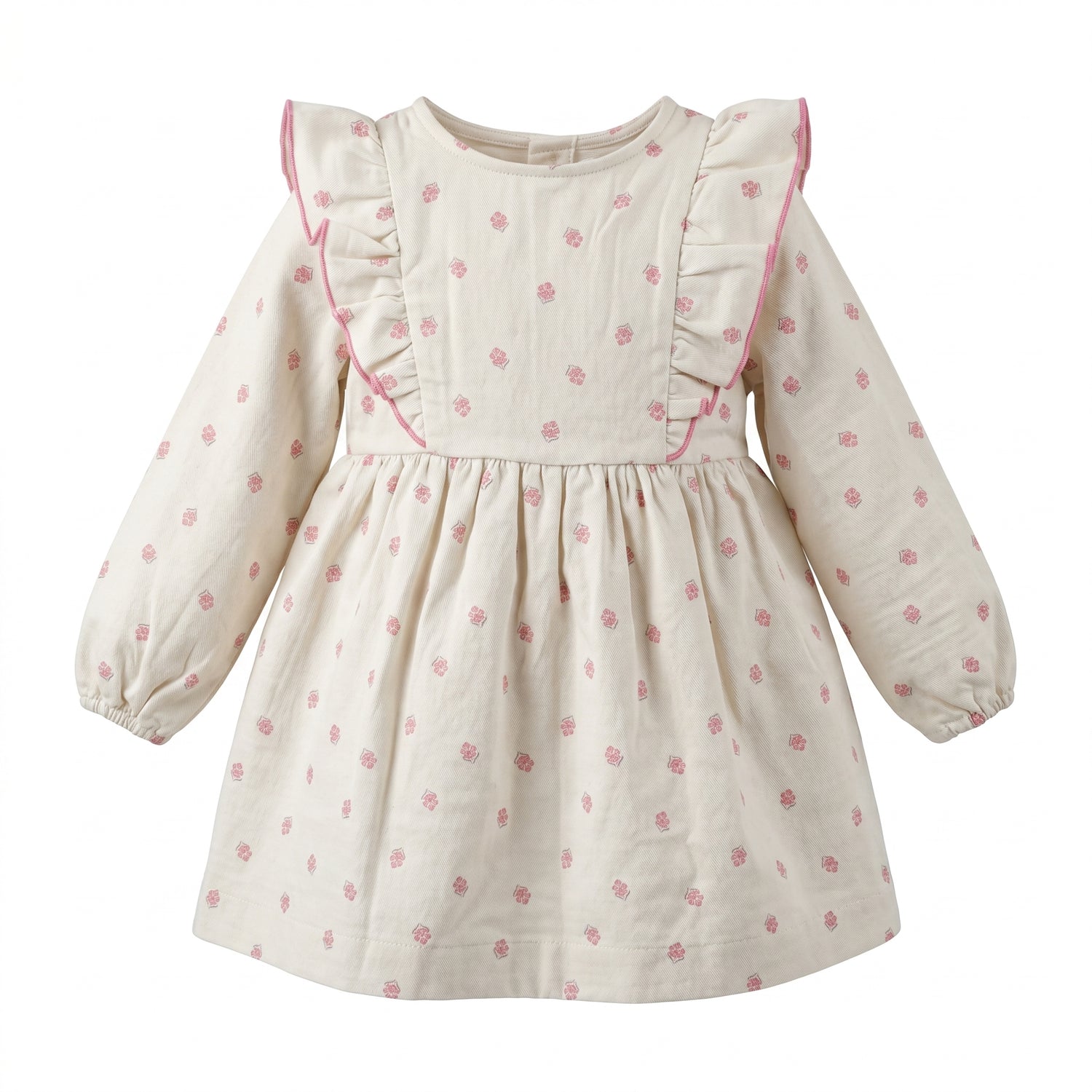 Robe Itry fleurie Rose