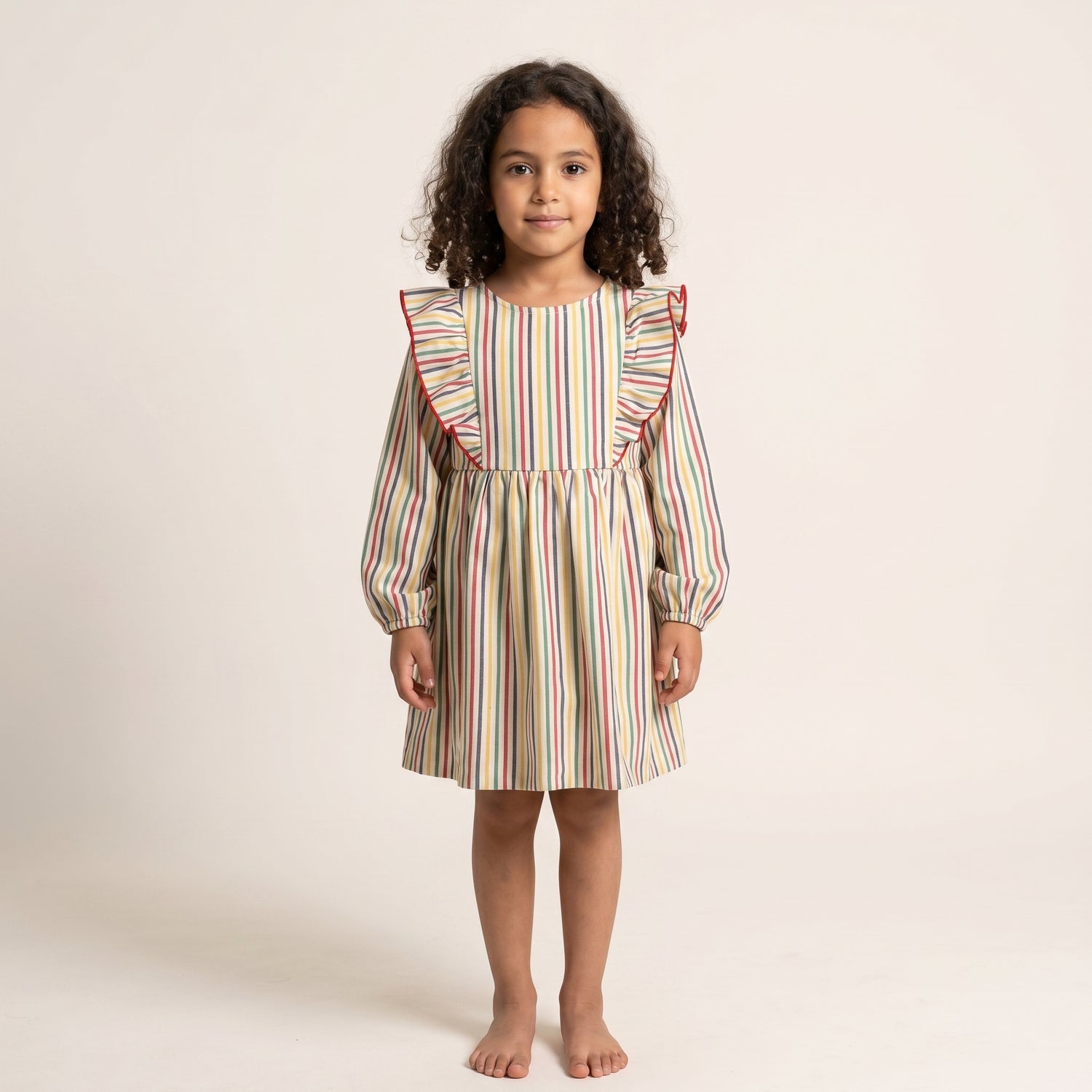 Robe Itry rayée tricolore