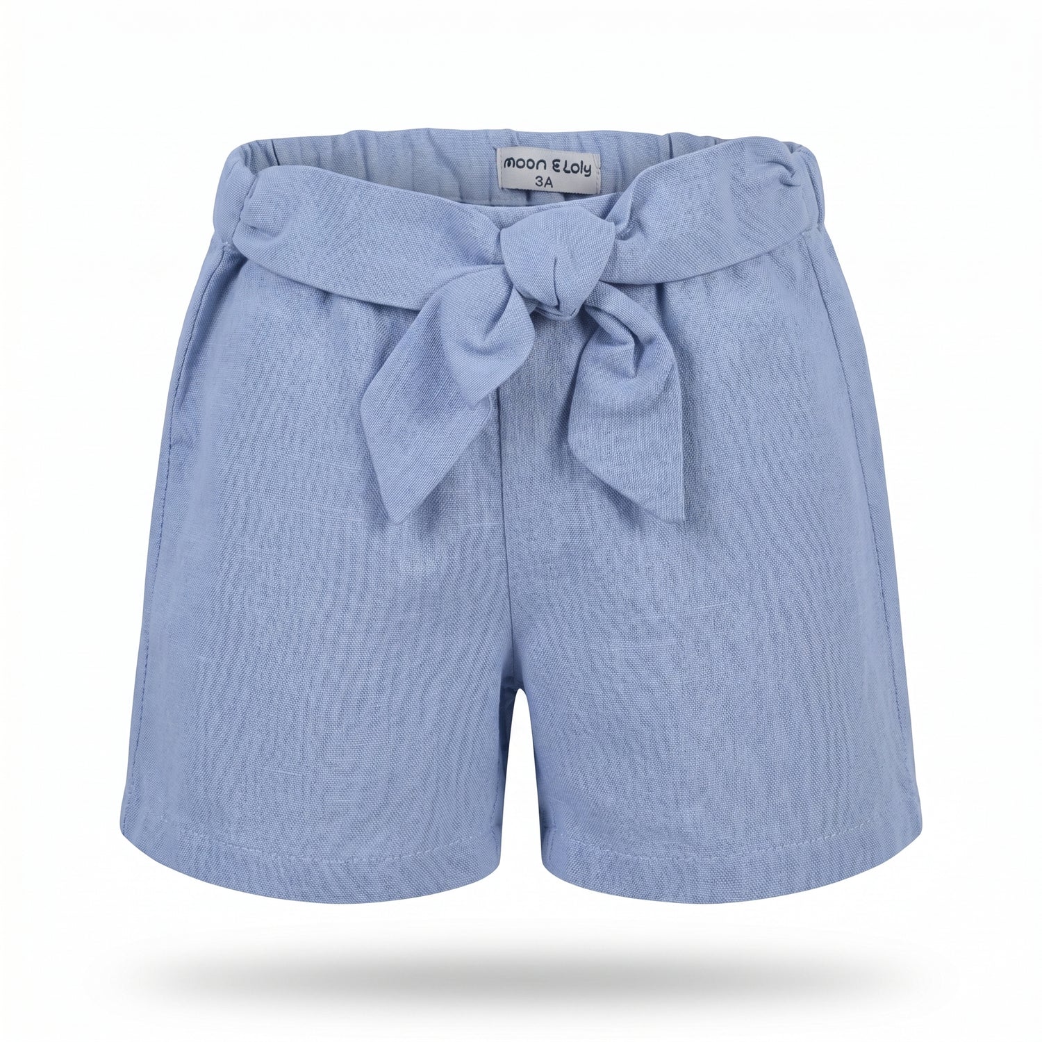 Short Loly nœud bleu clair