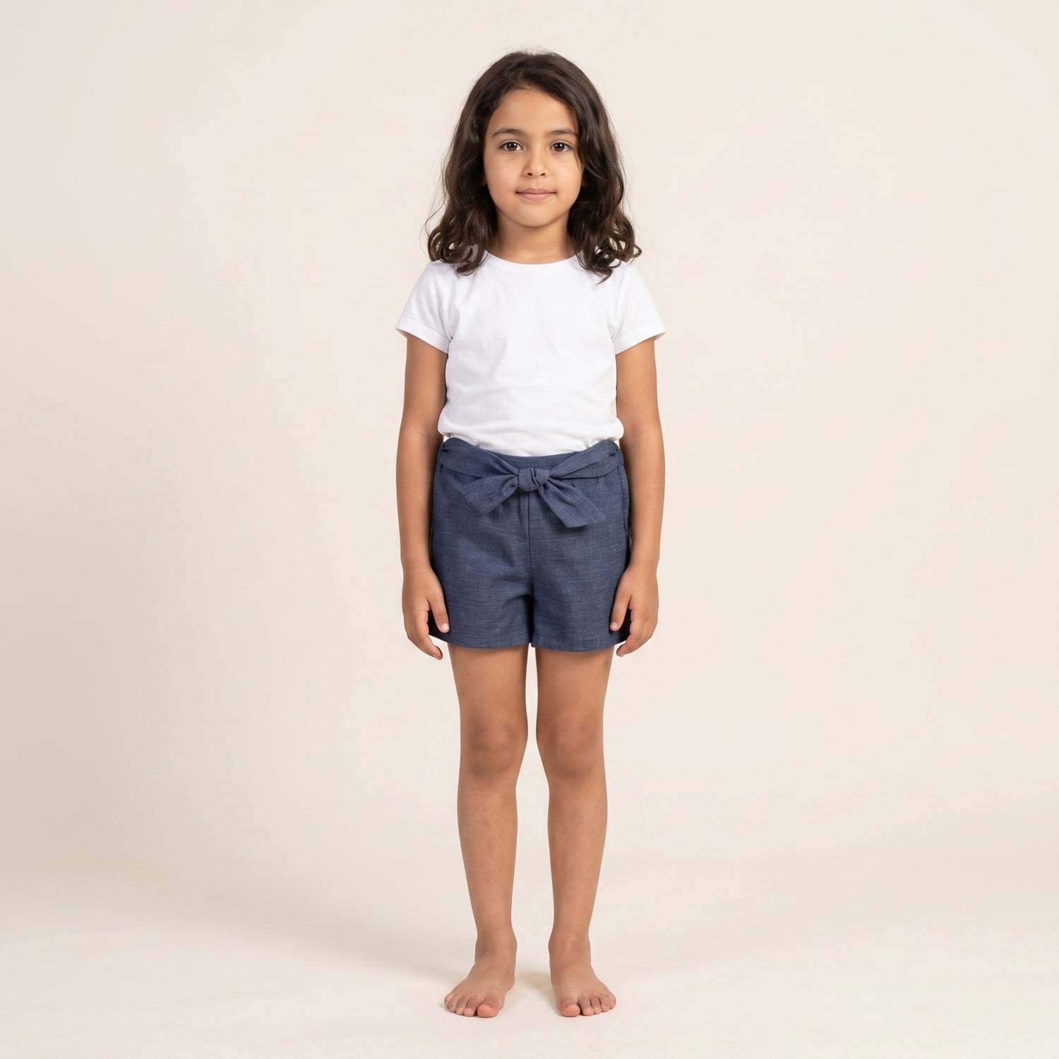 Short Loly nœud jean