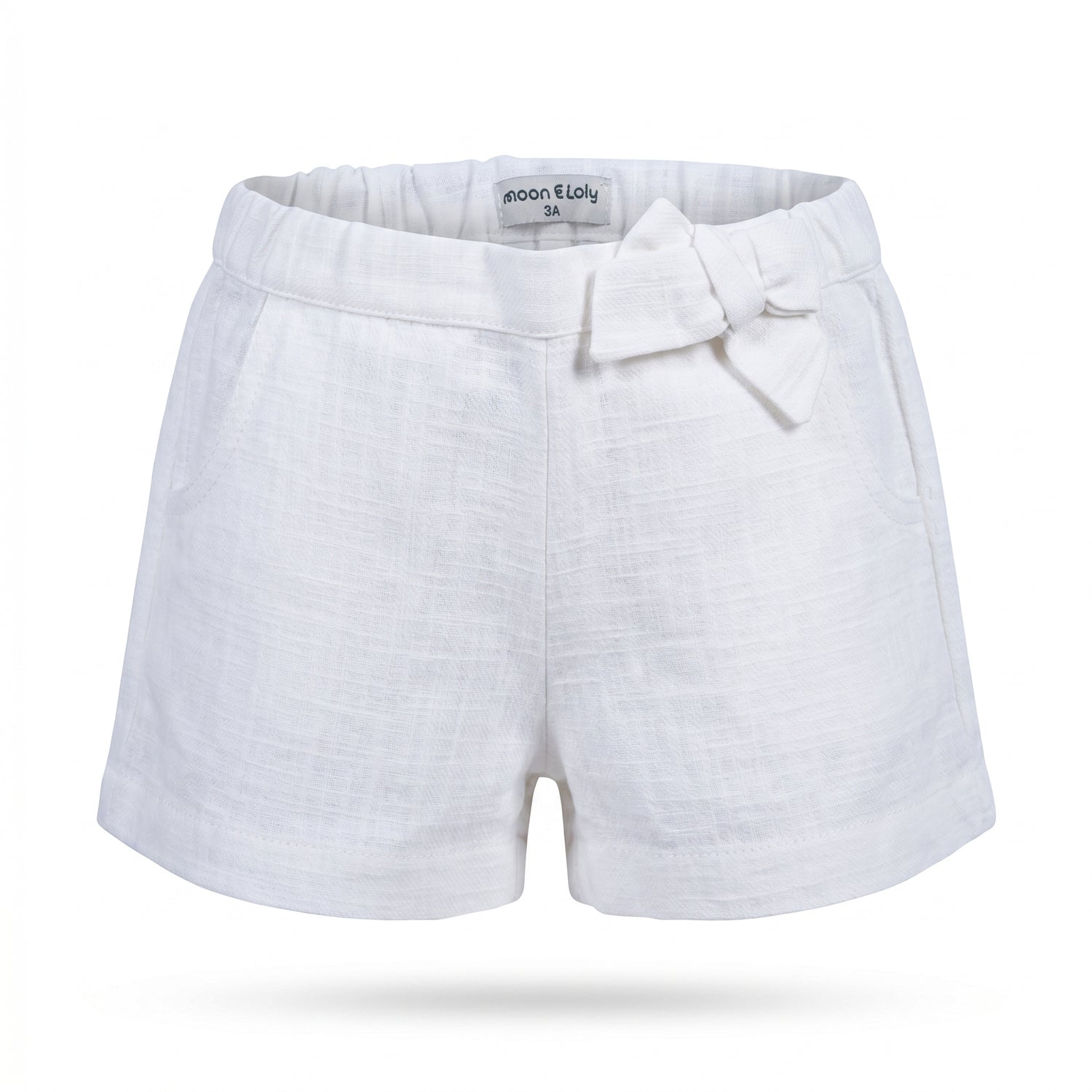 Short Loly papillon blanc
