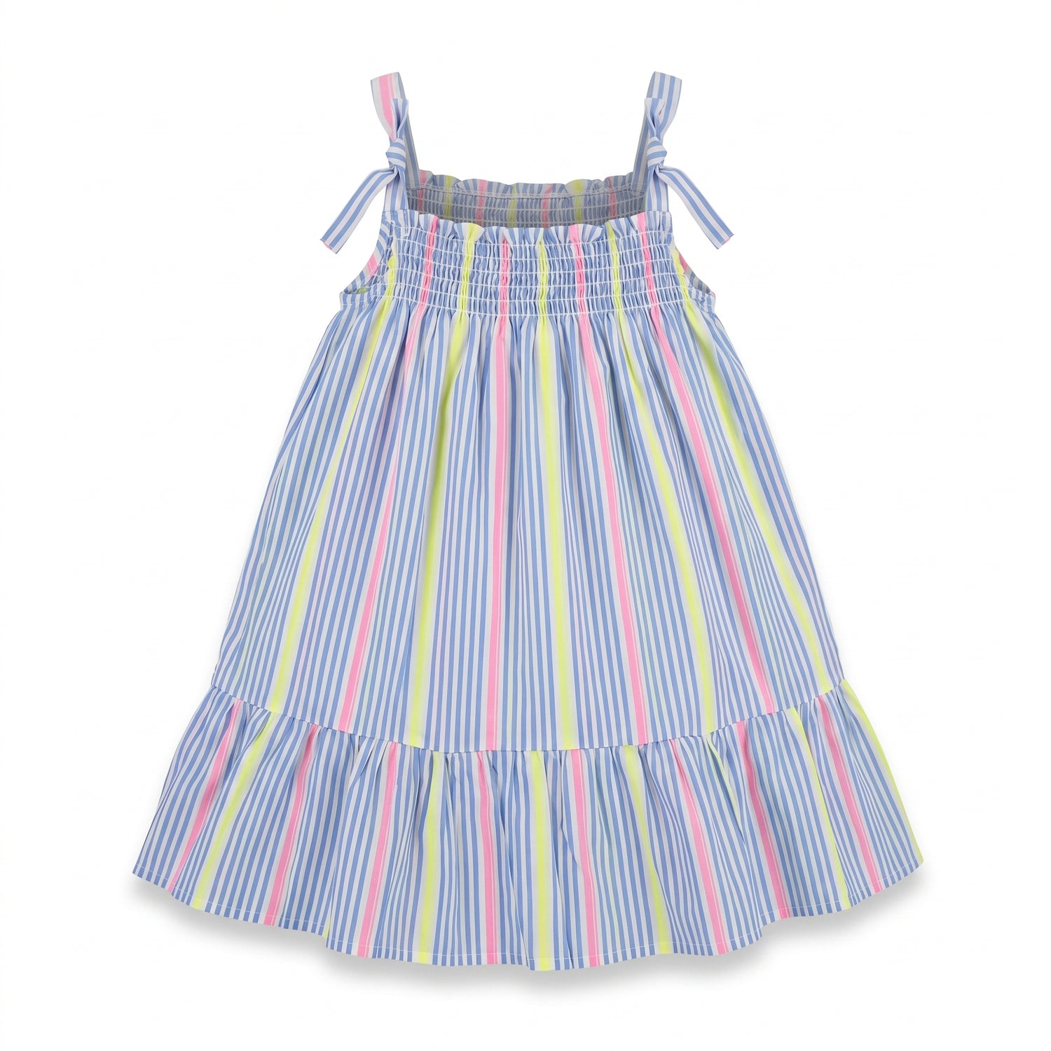 Robe Ania Rayée Tricolore