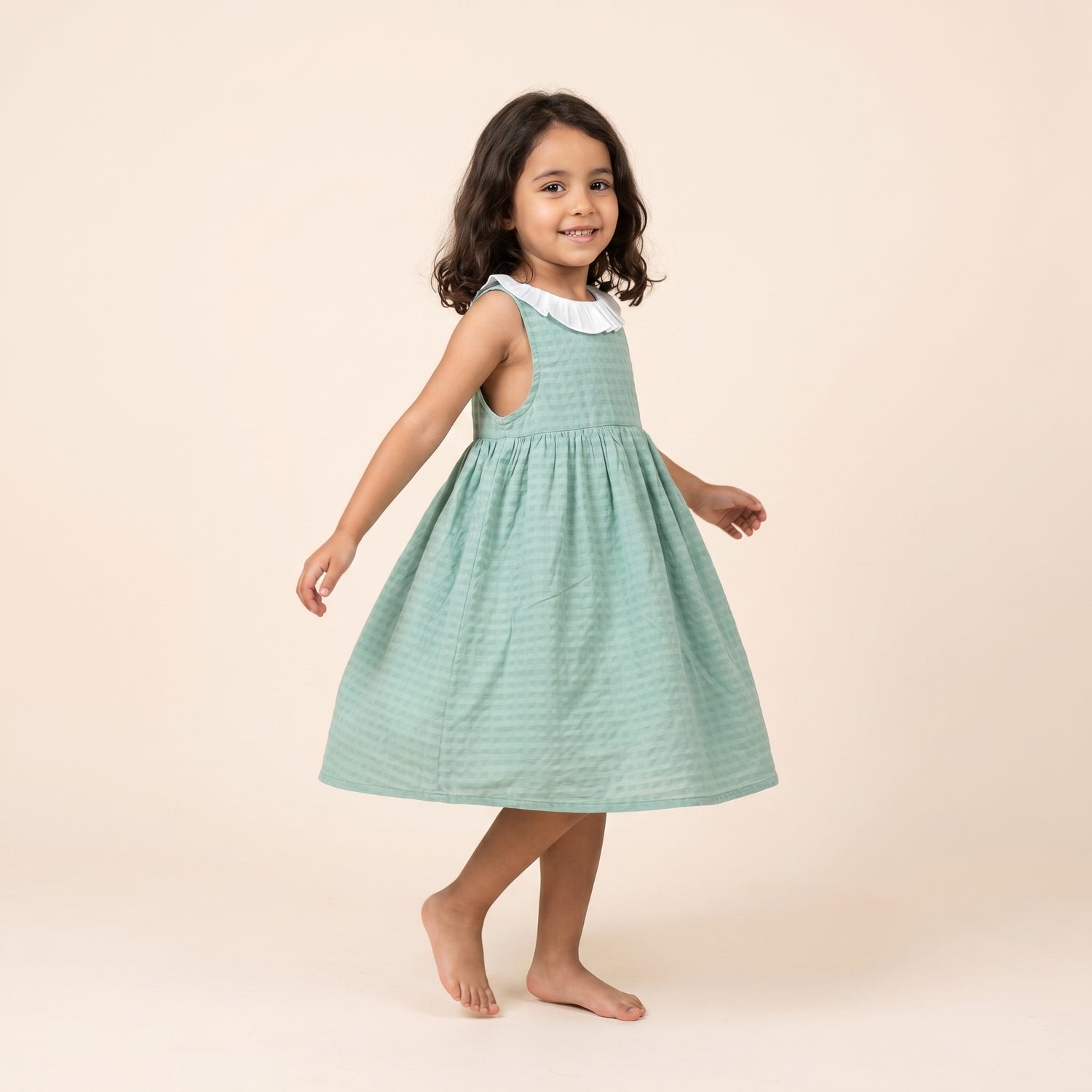 Robe Alya vert menthe