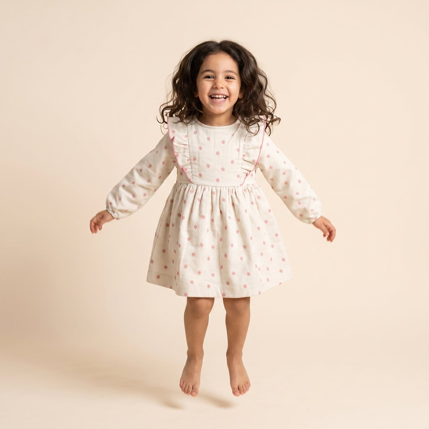 Robe Itry fleurie Rose