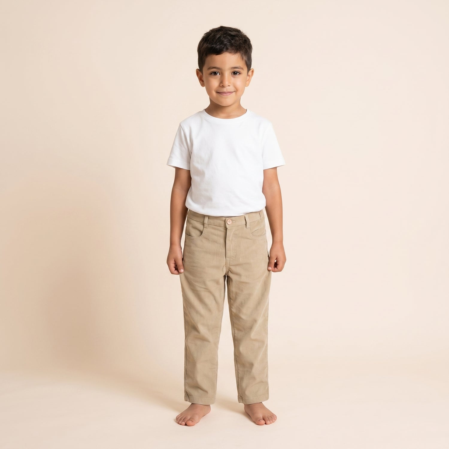 Pantalon Moon velours beige