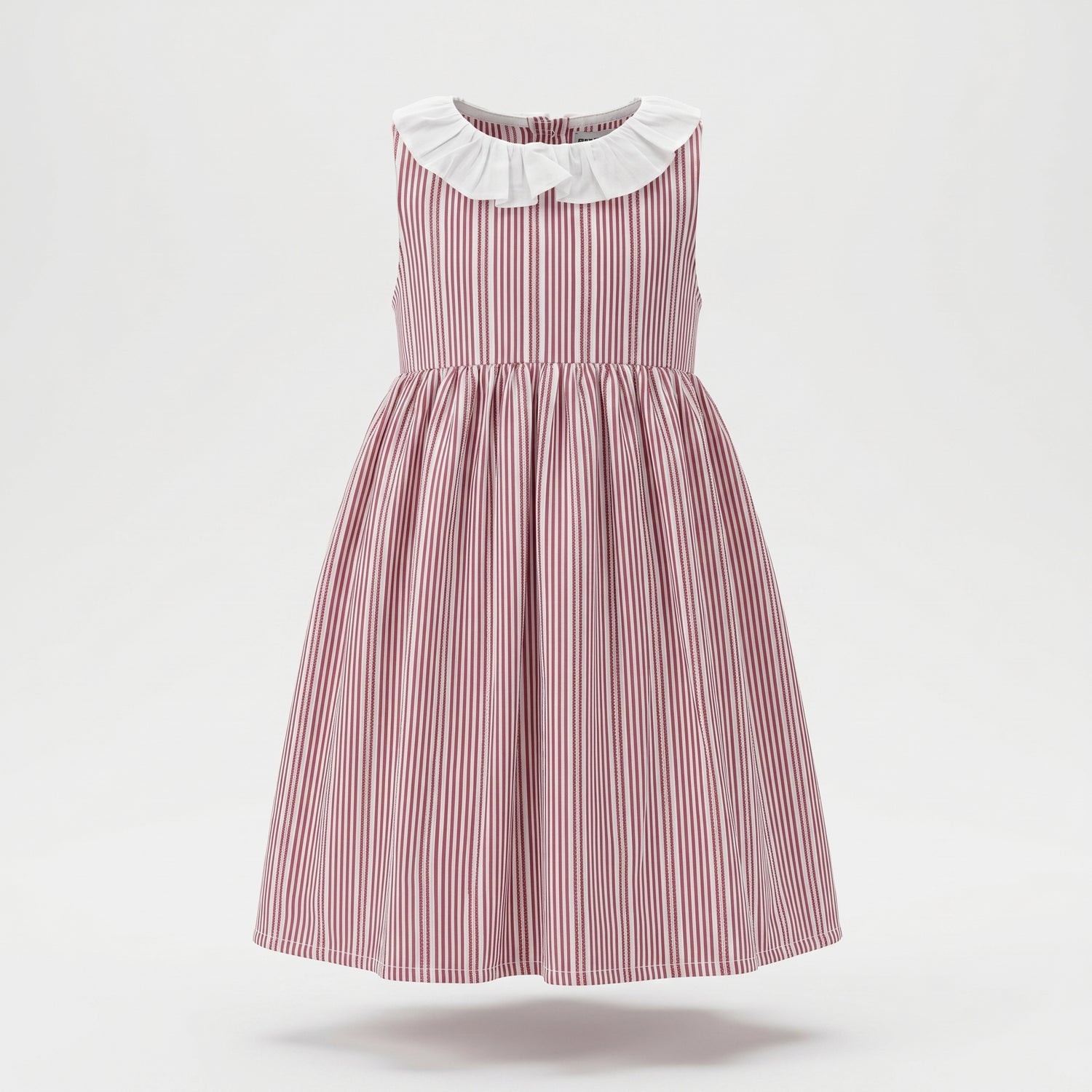 Robe Alya rayée rouge