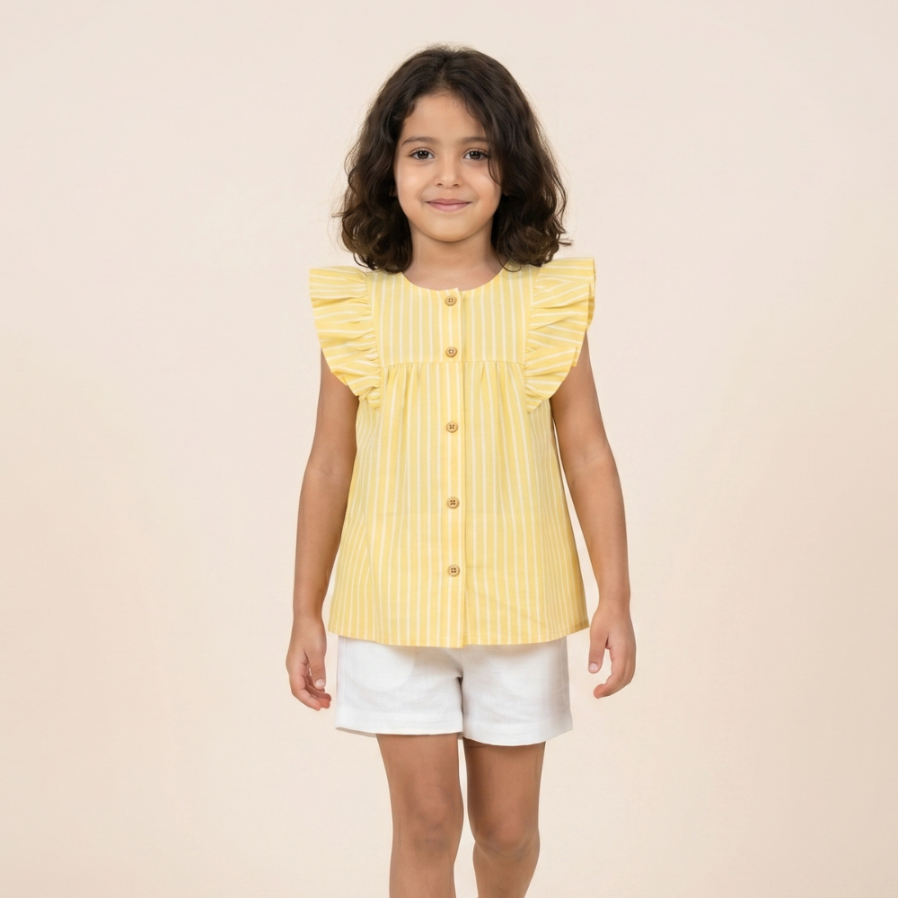 Chemise Zayna Jaune rayé